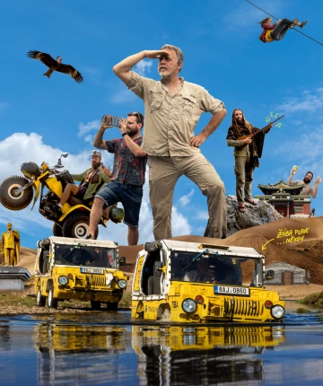 Žlutá žába pluje do Mongolska