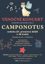 Vánoční koncert smíšeného pěveckého sboru Camponotus