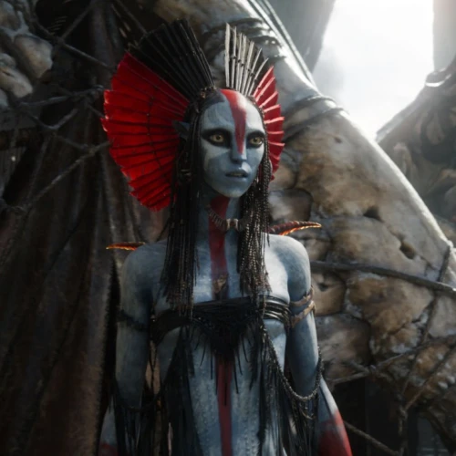 Scéna z filmu Avatar: Oheň a popel, třetího dílu série režiséra Jamese Camerona.