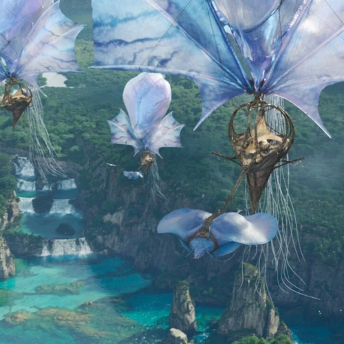 Scéna z filmu Avatar: Oheň a popel, třetího dílu série režiséra Jamese Camerona.