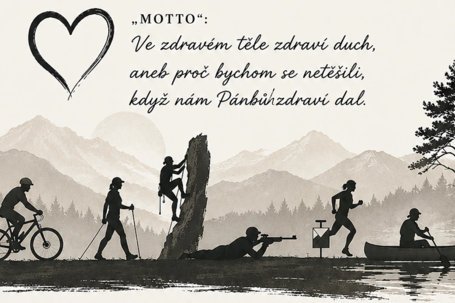 <p align="center" style="text-align: left;"><em>„Motto“: Ve zdravém těle zdraví duch, aneb proč bychom se netěšili,&nbsp;</em><em>když nám Pánbůh zdraví dal.</em></p><p align="center" style="text-align: left;"><strong>Termín: 6.7 &nbsp; - &nbsp; &nbsp;10.7 &nbsp; 2026 &nbsp;&nbsp;</strong>&nbsp; &nbsp; &nbsp; &nbsp; &nbsp; &nbsp; &nbsp; &nbsp; &nbsp; &nbsp; &nbsp; &nbsp; &nbsp;</p><p><strong>Náplň:</strong> Pohybové aktivity a prvky pobytu v přírodě. (cyklistika, chůze, základy lezení (stěna, skály) biatlonu, orientačního běhu, jízdy na lodích a vaření a poznávání přírody.</p><p><strong>Lektoři:</strong> Jindřich Tryzna Mgr., František Kavan náčelník KHS (lezecký klub), Aneta Podsedníčková Ing. garant programu, koordinátorka, propagace</p><p>Partneři: KHS Jilemnice, Klub biatlonu Jilemnice, Bezva běžky, Kulturní a společenský dům Jilm, Městská knihovna Jilemnice, Klub Niké, Lesy ČR, HS Krkonoše, restaurace U Stadionu.</p><p><strong><span style="color: rgb(51, 51, 51); font-family: Arial, Helvetica, sans-serif; font-size: 14px; font-style: normal; font-variant-ligatures: normal; font-variant-caps: normal; font-weight: 400; letter-spacing: normal; orphans: 2; text-align: start; text-indent: 0px; text-transform: none; widows: 2; word-spacing: 0px; -webkit-text-stroke-width: 0px; white-space: normal; background-color: rgb(255, 255, 255); text-decoration-thickness: initial; text-decoration-style: initial; text-decoration-color: initial; display: inline !important; float: none;">Fotografování: Vladimír Václ Ing. video záznam. Radek Mendřický kuchař.</span>Základna: Kulturní dům Jilm.</strong></p><p><strong>Podmínky účasti</strong>: Fyzická zdatnost, psychická odolnost, chuť a zájem poznávat nové, na vlastní odpovědnost. Doporučení vhodné pojištění výhodou.</p><p><strong>Stravování</strong>: Tři dny zajišťuje pořadatel, zbývající dva dny nutné vlastní občerstvení.</p><p><strong>Počet osob</strong>: Omezen vzhledem k bezpečnosti a potřebě materiálu na 10 účastníků.</p><p>Co s sebou: Oblečení vhodné na sportovní a pohybové aktivity v přírodě, včetně pláštěnky a kvalitní sportovní obuv. Pro zájemce o cyklistiku kolo včetně helmy. Helma bude potřebná i na lezení na skále. Potřeby na koupání a obuv do vody, hole. Osobní potřeby, lahev na pití, kelímek, nožík, baťoh, miska (ešus), lžíce, vidlička.</p><p>Propagace: Stránky městské knihovny Jilemnice (diplomy, plakát, fotky, A. Podsedníčková), video Vl. Václ, fotky Fr. Kavan.</p><p><strong>Pořadatel zajištuje</strong>: Sportovní vybavení tj.: Lodě a příslušenství (pádla, vesty) dopravu na vodu, lezecké potřeby (lana, sedáky, jistící prvky, lezeckou stěnu), potřeby na biatlon (zbraně, střelivo, terče, střelnici, dalekohled) potřeby na OB (mapy), stravování na tři dny (potraviny, potřeby na přípravu) místa a prostory na aktivity, hradí potřebné jízdné na akce. Vstupné, odborné vedení, bezpečnost a propagaci.</p><p><strong>Cena: 2500,- Kč</strong> / osoba na účet: 000000-0627874043/0800 a to včetně přihlášky do 15. června 2026. &nbsp;Ve zprávě pro příjemce nutné zadat jméno přihlášeného.</p><p>Závěr: Program je připraven a připravován jako variabilní. Bude přihlédnuto k aktuálnímu počasí a podle dohody s klienty bude pak program realizován. Program má vždy alternativní varianty.</p><p>Případné dotazy je možné na tel. 606 380 520, nebo na <a href="mailto:j.tryzna@seznam.cz">j.tryzna@seznam.cz</a></p><figure data-component="Jagu\Sdjilmplugin\Components\Cta" data-property-primarybuttonlink="https://www.sdjilm.cz/storage/app/uploads/public/6a1/420/1fe/6a14201feebcf910187406.docx" data-property-primarybuttontitle="Přihláška ke stažení" data-property-text="Přihláška pro účastníky týdne aktivit pro seniory." data-snippet="cta">&nbsp;</figure><p style="text-align: left;"><em>&nbsp; &nbsp; &nbsp; &nbsp; &nbsp; &nbsp; &nbsp; &nbsp; &nbsp; &nbsp; &nbsp; &nbsp; &nbsp; &nbsp; &nbsp; &nbsp; &nbsp; &nbsp; &nbsp; &nbsp; &nbsp; &nbsp; &nbsp; &nbsp; &nbsp; Těšíme se na příjemných 5. dnů</em></p><p style="text-align: left;">&nbsp;<em>&nbsp; &nbsp; &nbsp; &nbsp; &nbsp; &nbsp; &nbsp; &nbsp; &nbsp; &nbsp; &nbsp; &nbsp; &nbsp; &nbsp; &nbsp; &nbsp; &nbsp; &nbsp; &nbsp; &nbsp;Za instruktory Jindřich Tryzna.</em></p>