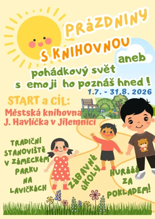 Prázdninové putování s naší knihovnou po zámeckém parku