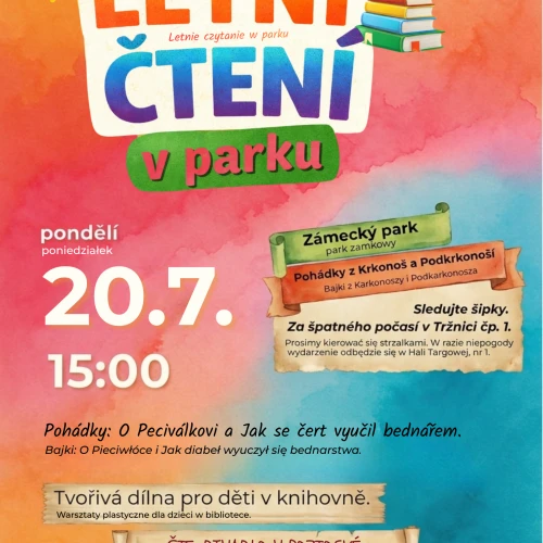 Letní čtení - pondělky plné pohádek a tvoření