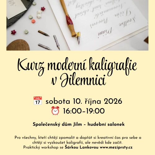 Pozvánka na moderní kaligrafii