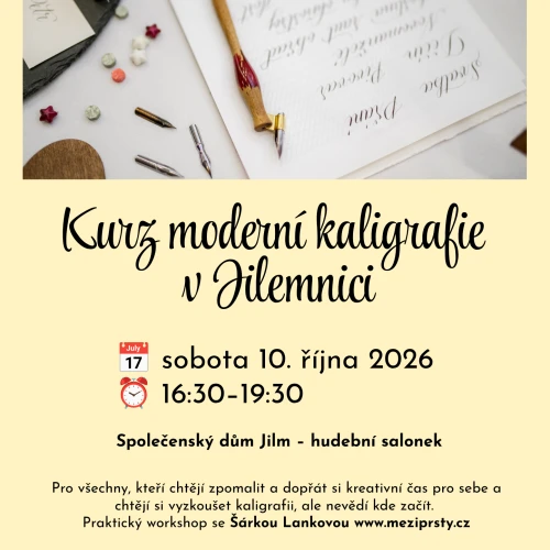 Pozvánka na moderní kaligrafii