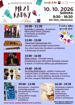 Knižní festival Mezi řádky 2026