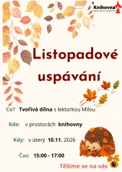 LISTOPADOVÉ USPÁVÁNÍ V KNIHOVNĚ